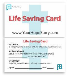 Your Hope Story Life Saving Cards - Pack of 25